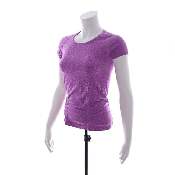 ATHLETA Womens XS Purple Fastest Track Tee Top 438563 - Picture 1 of 7